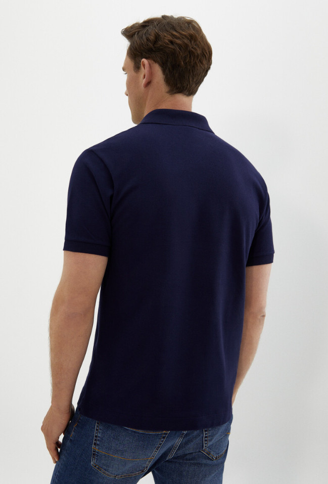 Lacoste Men’s Classic Fit Short Sleeve Pique Polo Shirt Navy