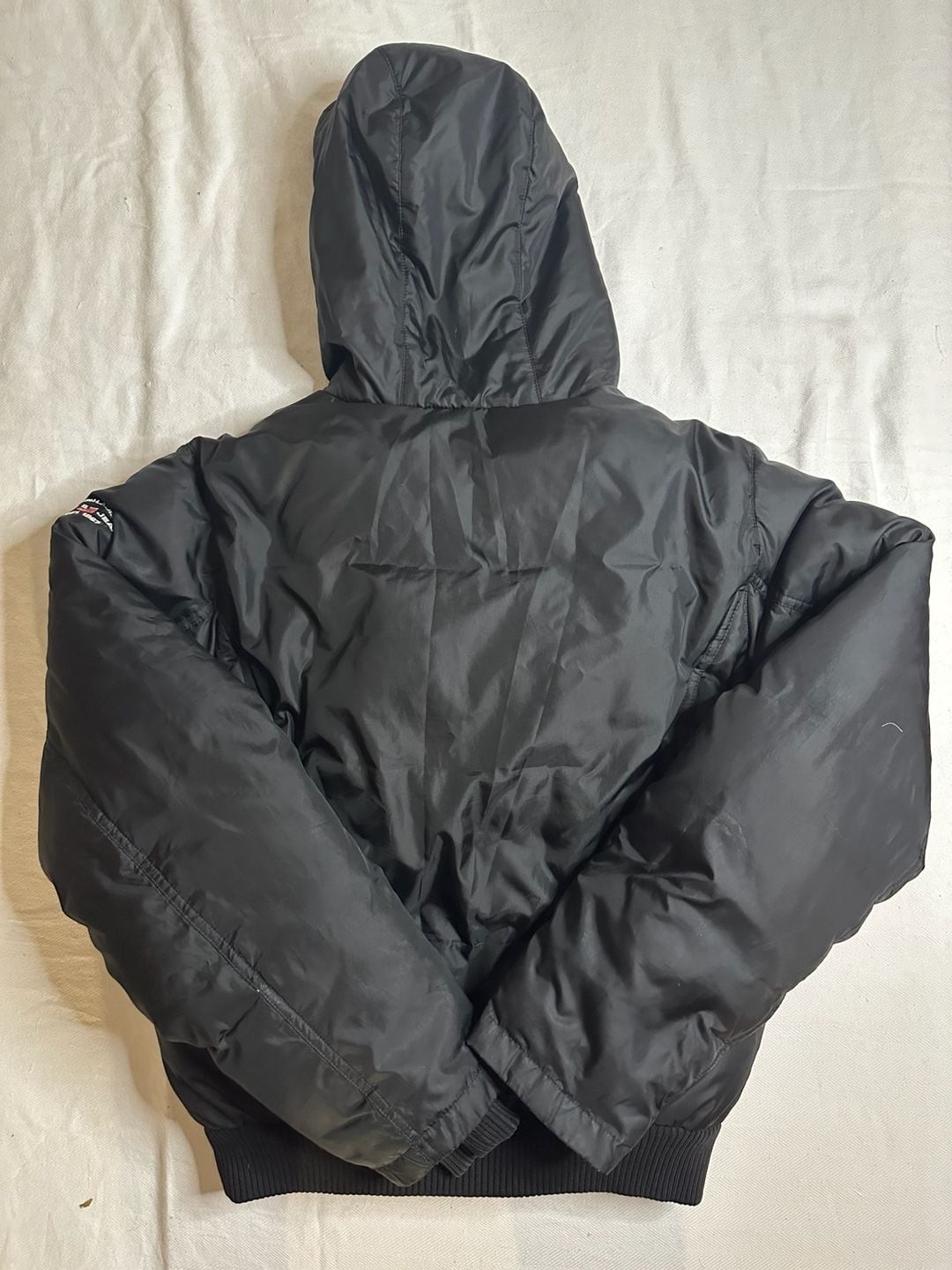 Polo Jeans Co. Ralph Lauren Black Hooded Down Puffer Jacket