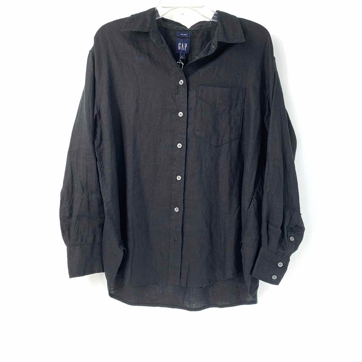 Size SMALL GAP Black Blouse