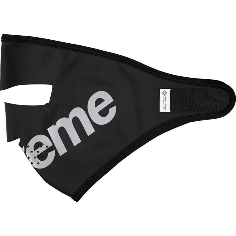 Supreme WINDSTOPPER® Facemask Face Mask Ski Snowboard FW25 Black Reflective Logo