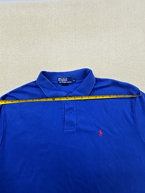 Polo Ralph Lauren Polo Shirt Mens XL Blue Cotton Red Pony Logo