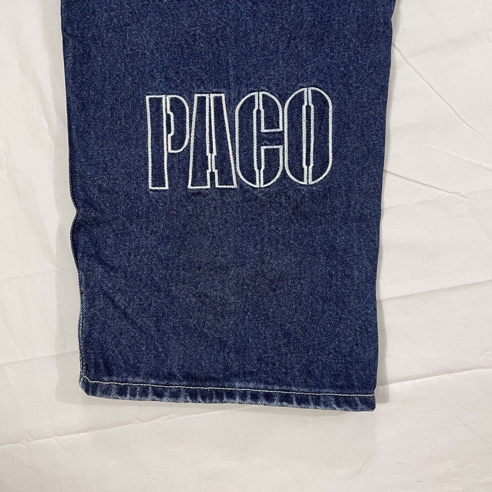 Vintage 32×32 PACO Denim Jeans Baggy Wide Punk Grunge Skater 90s Y2K Hip Hop