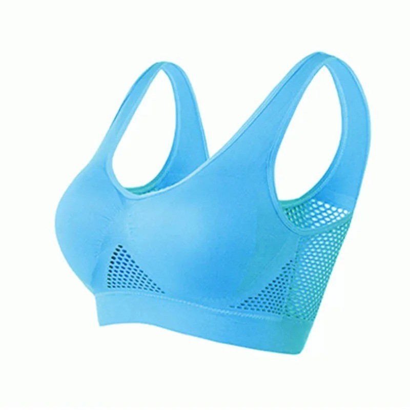 Sports Bra Seamless Yoga Everyday Wireless Push Up Comfort Top Stretch Fitness