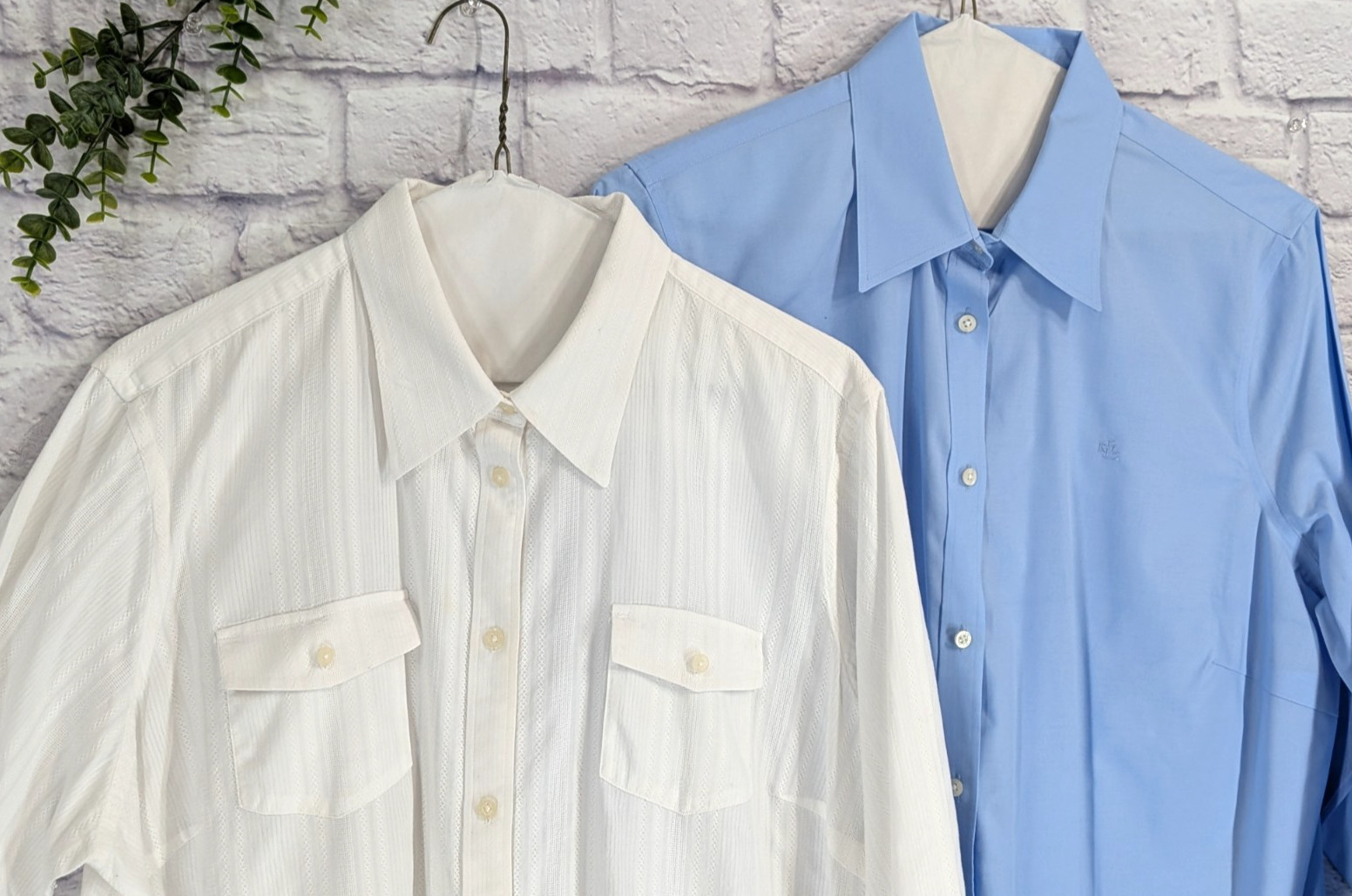 1XL CLASSIC LOT 2🌿Lauren Ralph Lauren Women Button OxfordDress Shirts LRL Logos