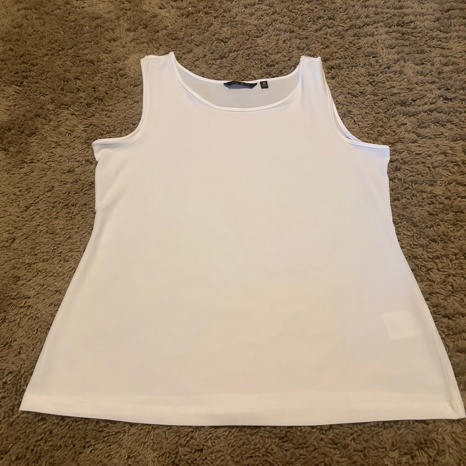 IMAN Soft Jersey Knit Tank Top – SZ M