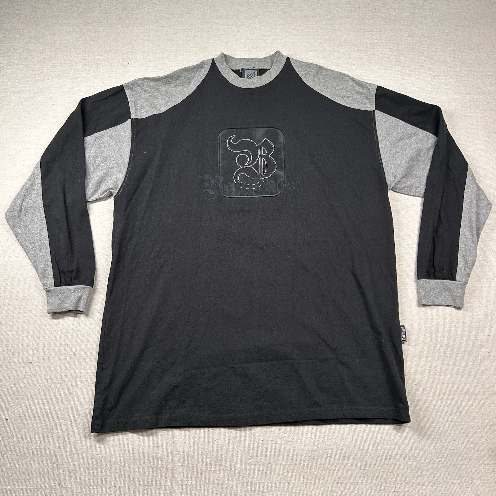 Vintage Bonidacci Bionzo Shirt Mens 2xl Hip Hop Colorblock Grunge Skater 90s USA