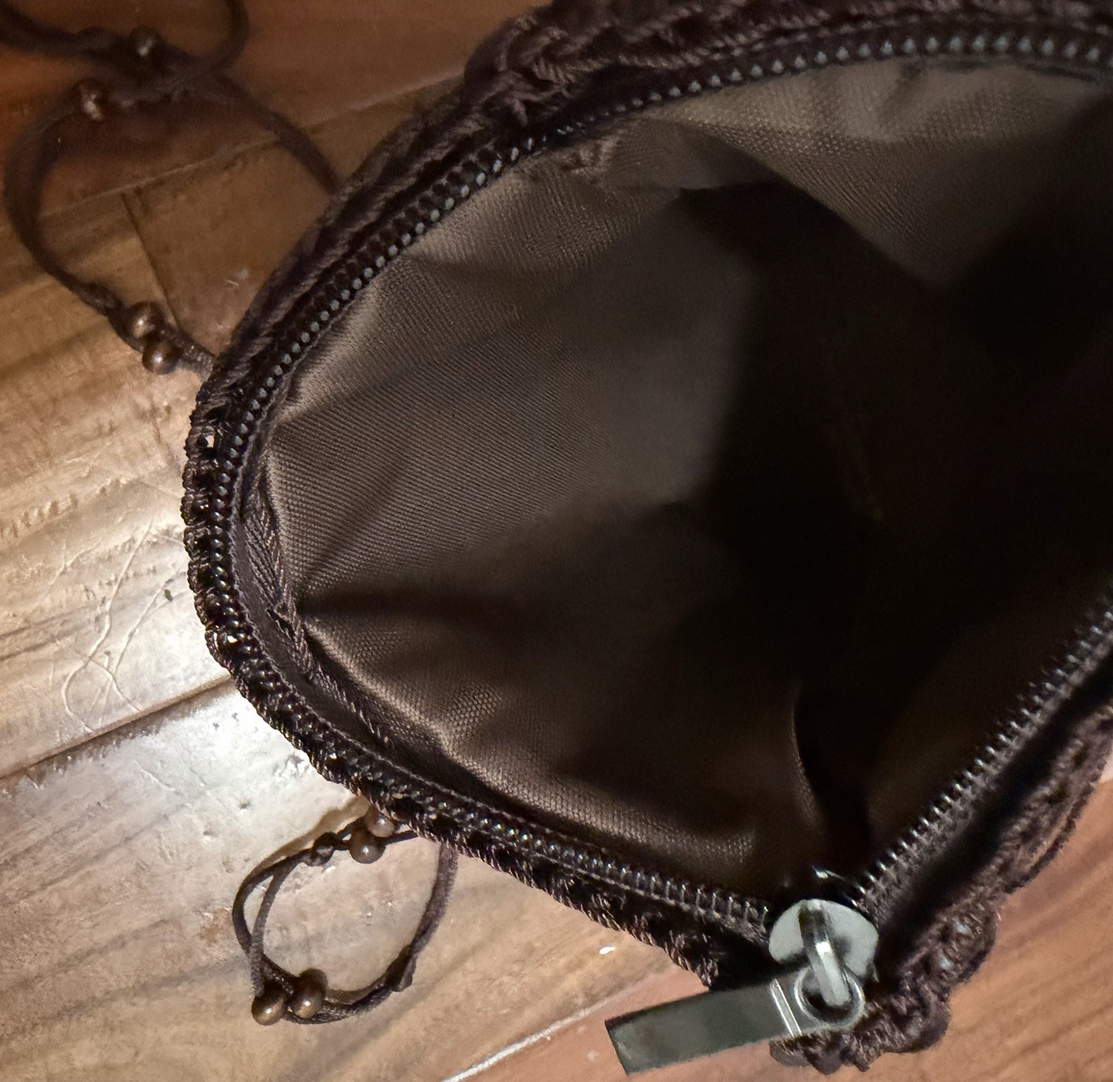 Hawaii Coconut Shell Crossbody Purse Brown Floral Handcrafted Island Boho Bag