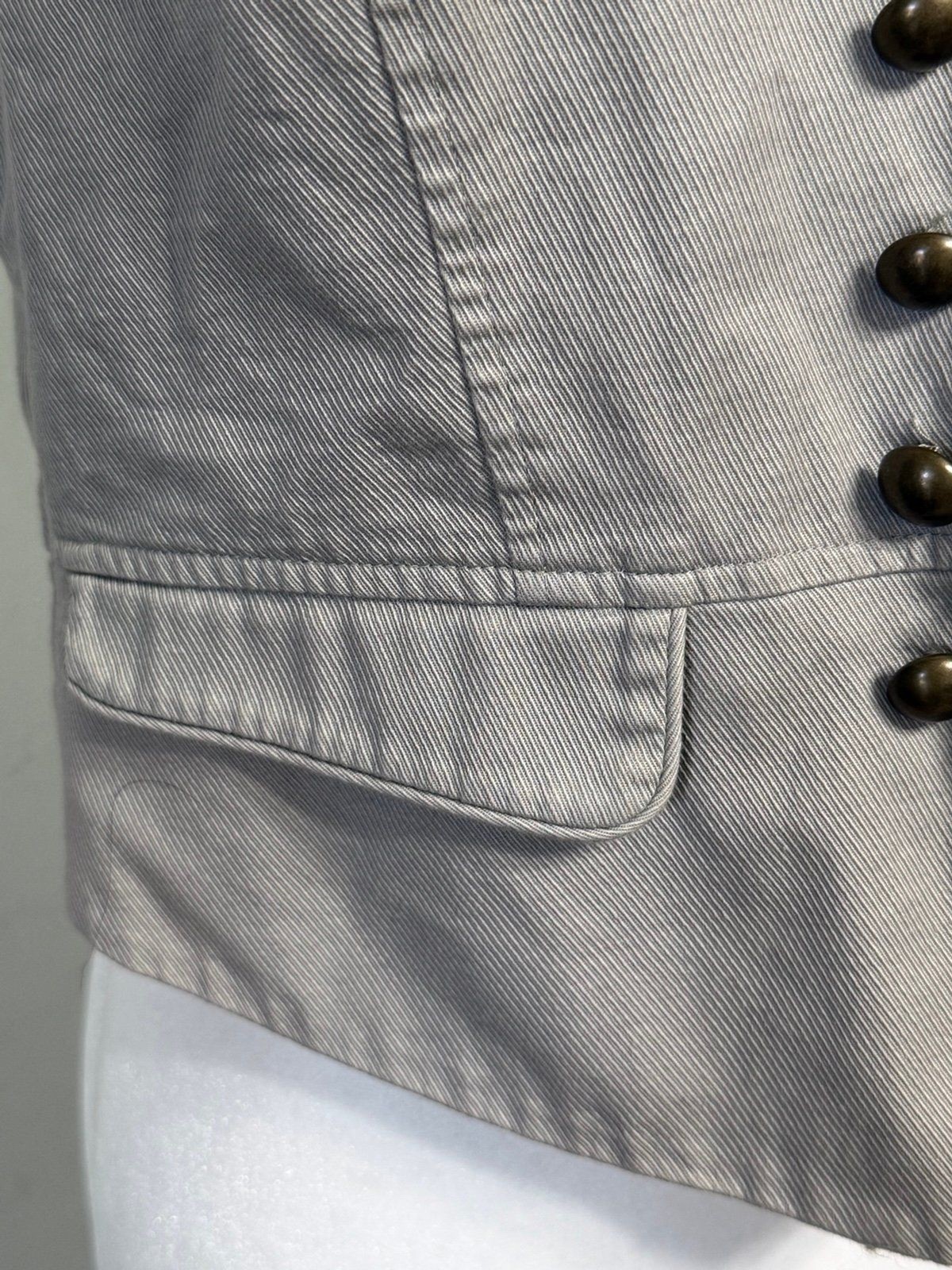 H&M Vest Colonnade Gray br Real pockets size 14