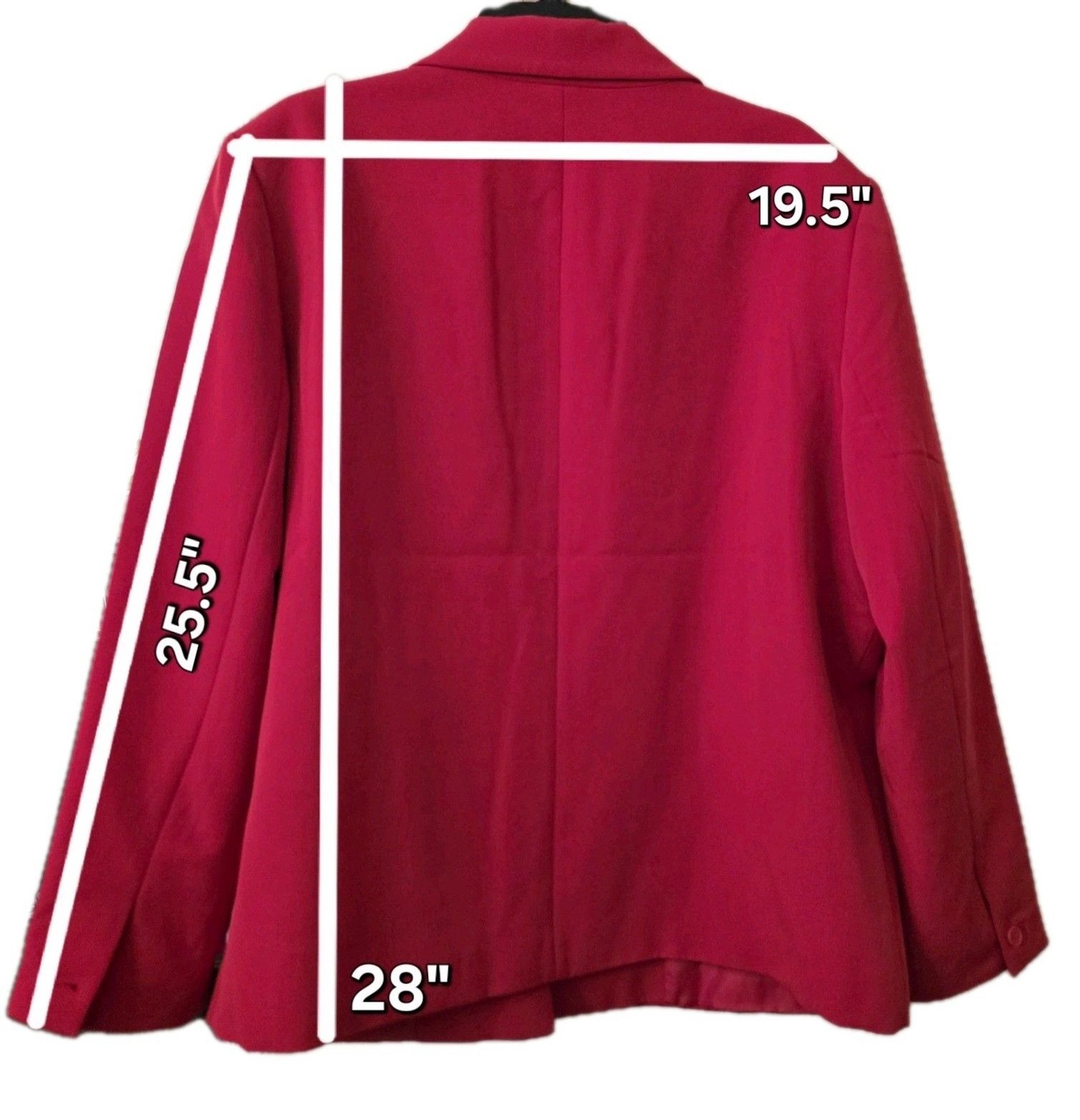 DKNY RED Woman’s Blazer Size XL NWOT