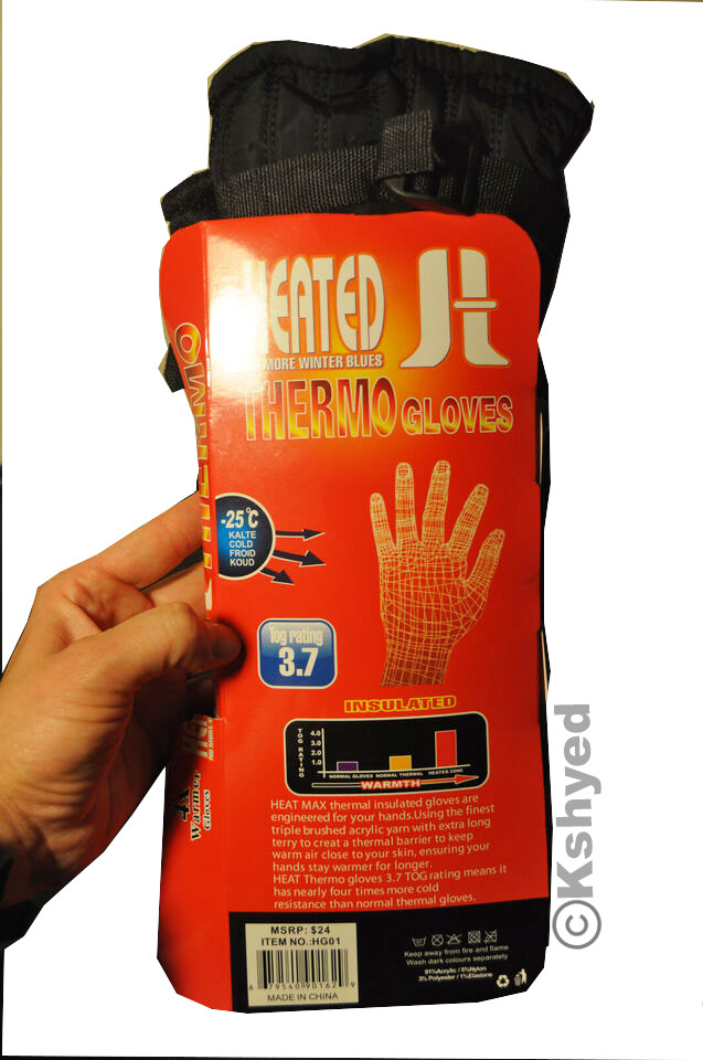 Goldstar Heated Copper Socks Black Athletic Size: 9-15 Tog Rating 4.7 (2 Pack)