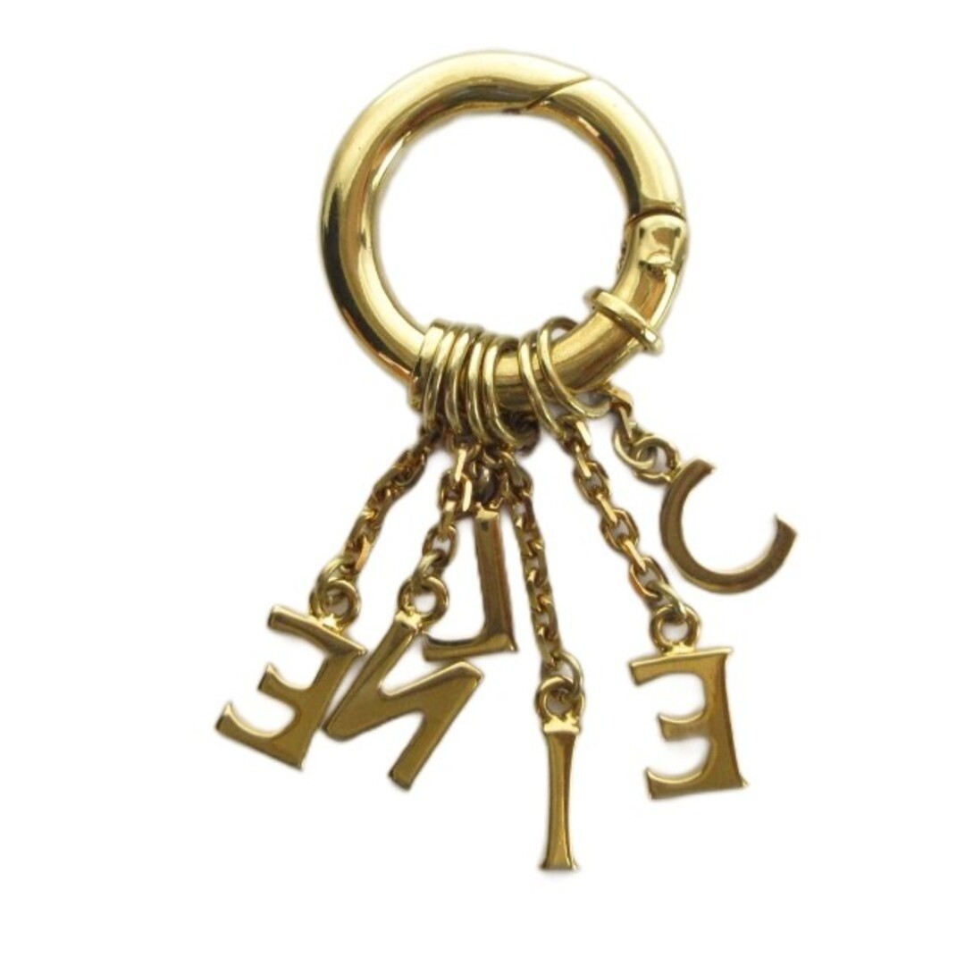 Celine Bag Charm Strap Logo Gold Color Used e13cafd68cc3cf16b124035622e3abd1
