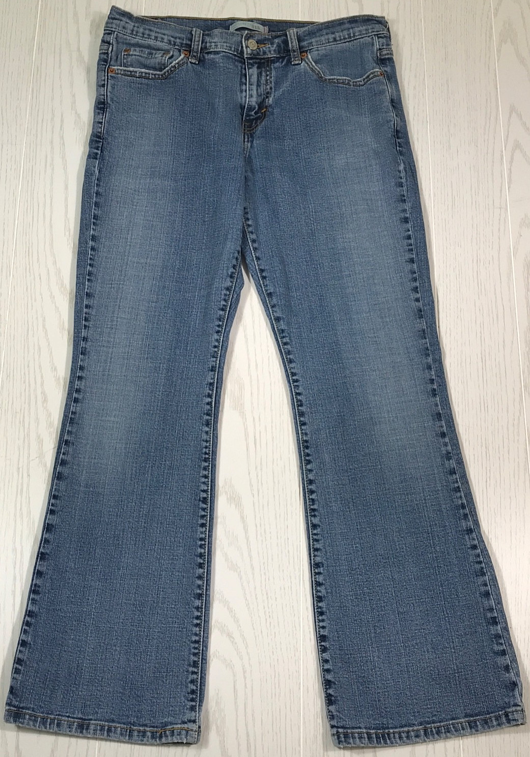 Vintage Levi’s 515 Bootcut Jeans Womens 10 Faded Blue 99% Cotton 1% Spandex Y2K