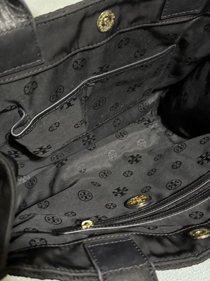 Tory Burch Ella Rare Embroidered Quilted Tote Bag