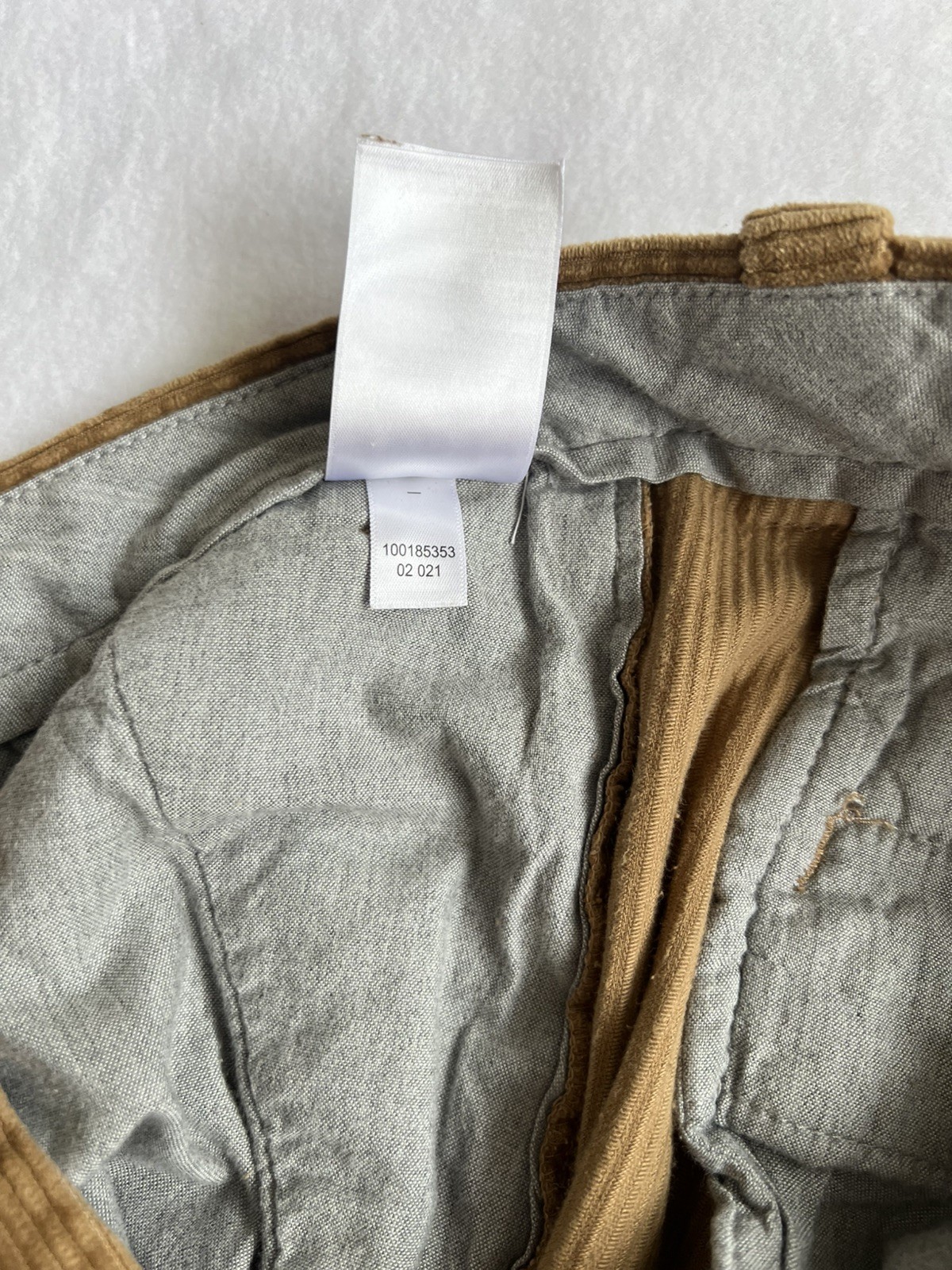 Brooks Brothers Pants Mens 40×32 Brown Corduroy Clark Fit Chino Classic Fit