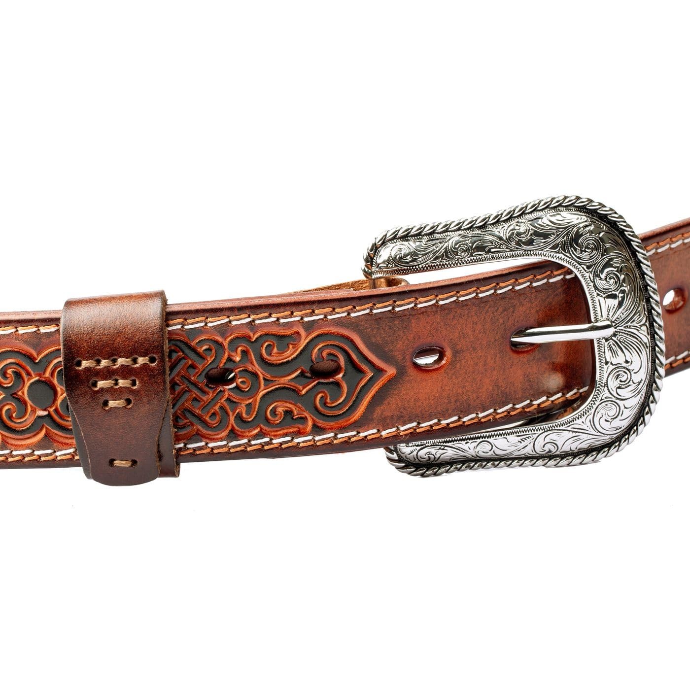 1.5″(38mm-40mm) Belt Loop Keeper Full Grain Leather Replacement Belt Loop Bel…