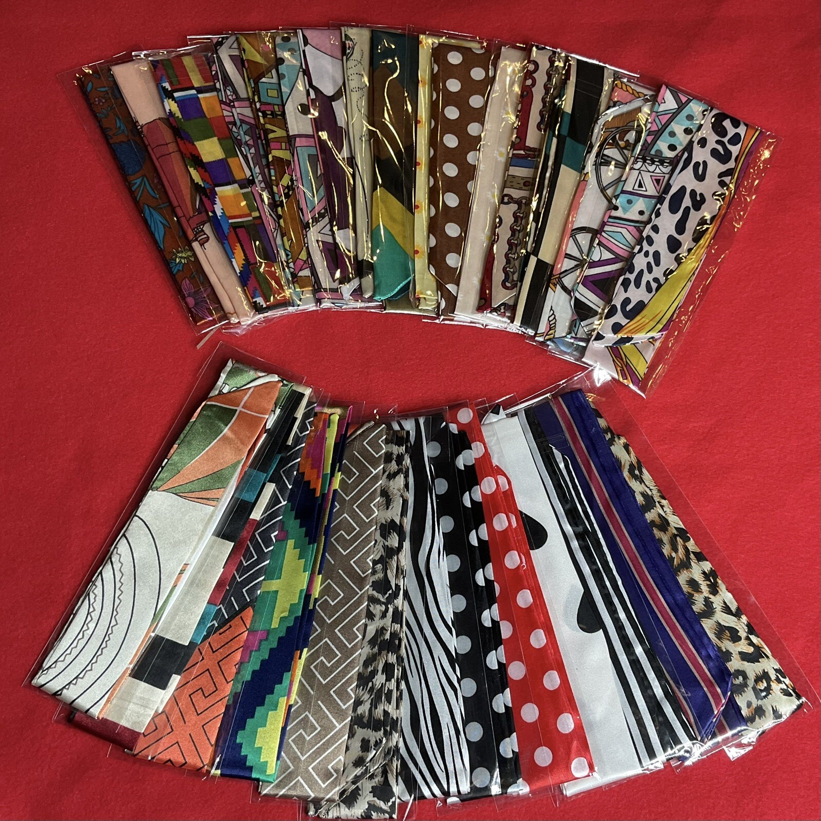 Scarves – Mystery Lot of 10 pcs – Multipurpose – Assorted – NEW