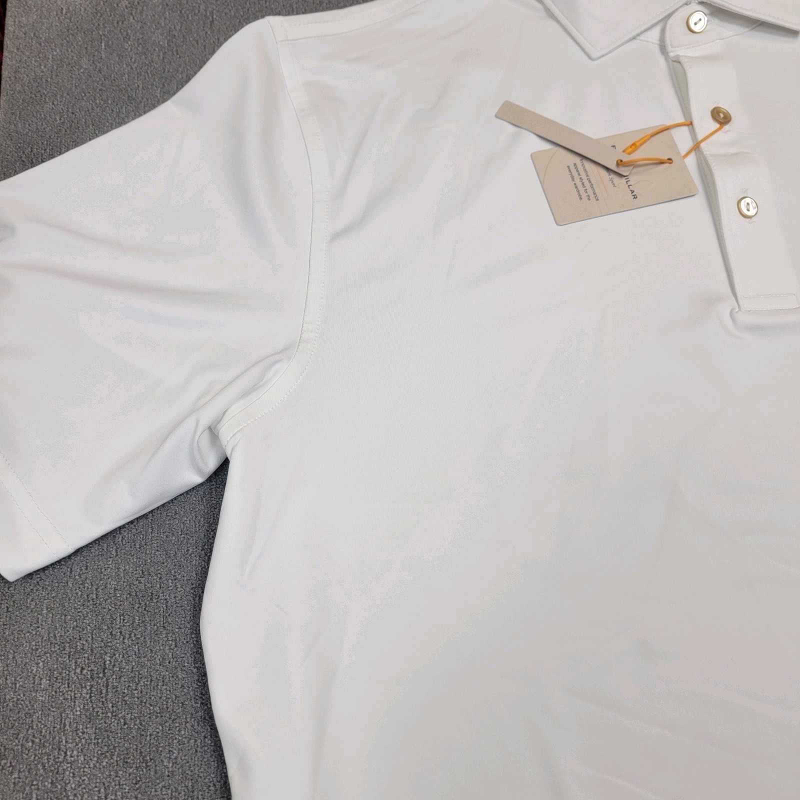 Peter Millar Summer Comfort ME0EK01S Shirt WHITE NEW 3RD PARTY JOLIE MEN’S S