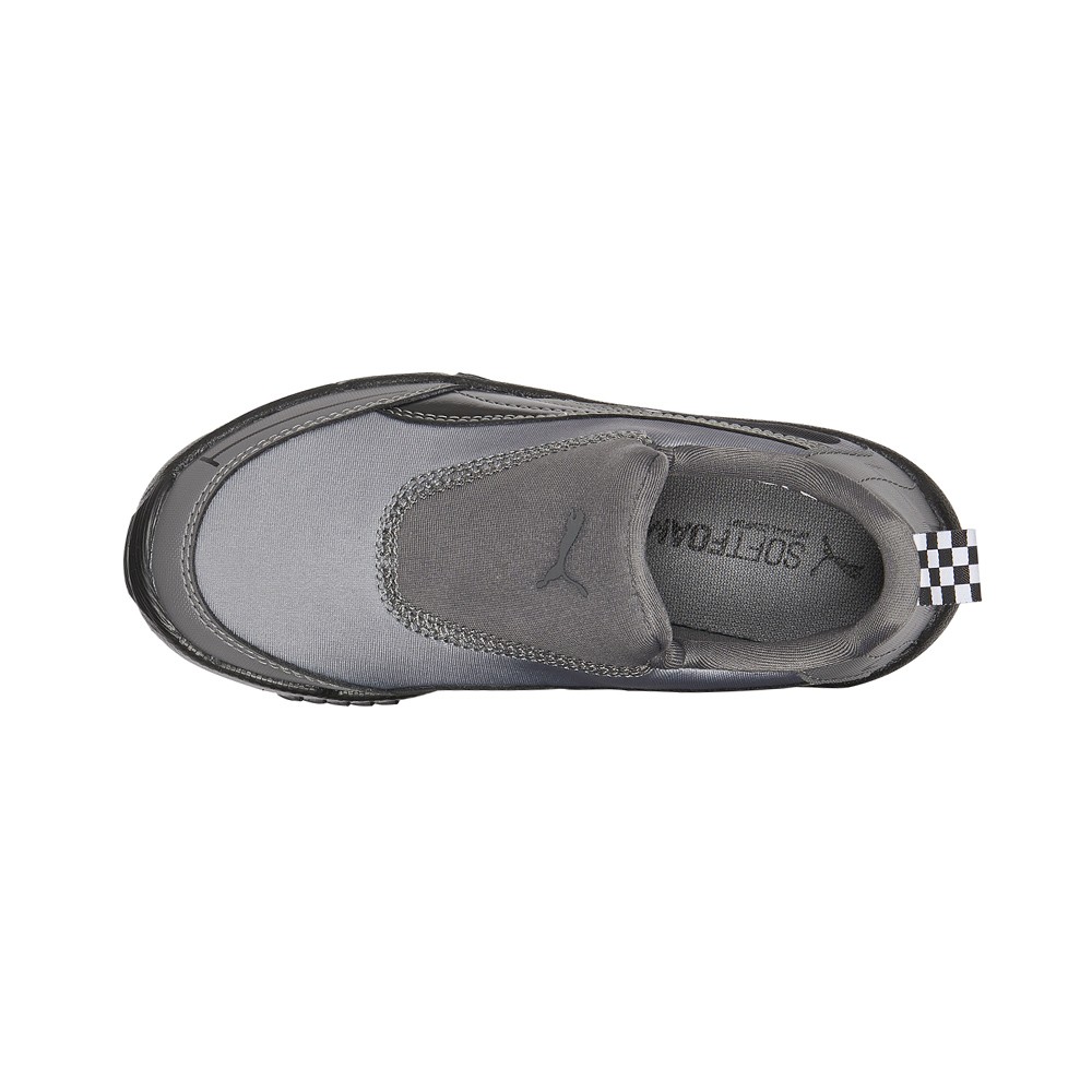 PUMA Scuderia Ferrari Bao Kart Motorsport Slip On Youth Boys Grey Sneakers Casu