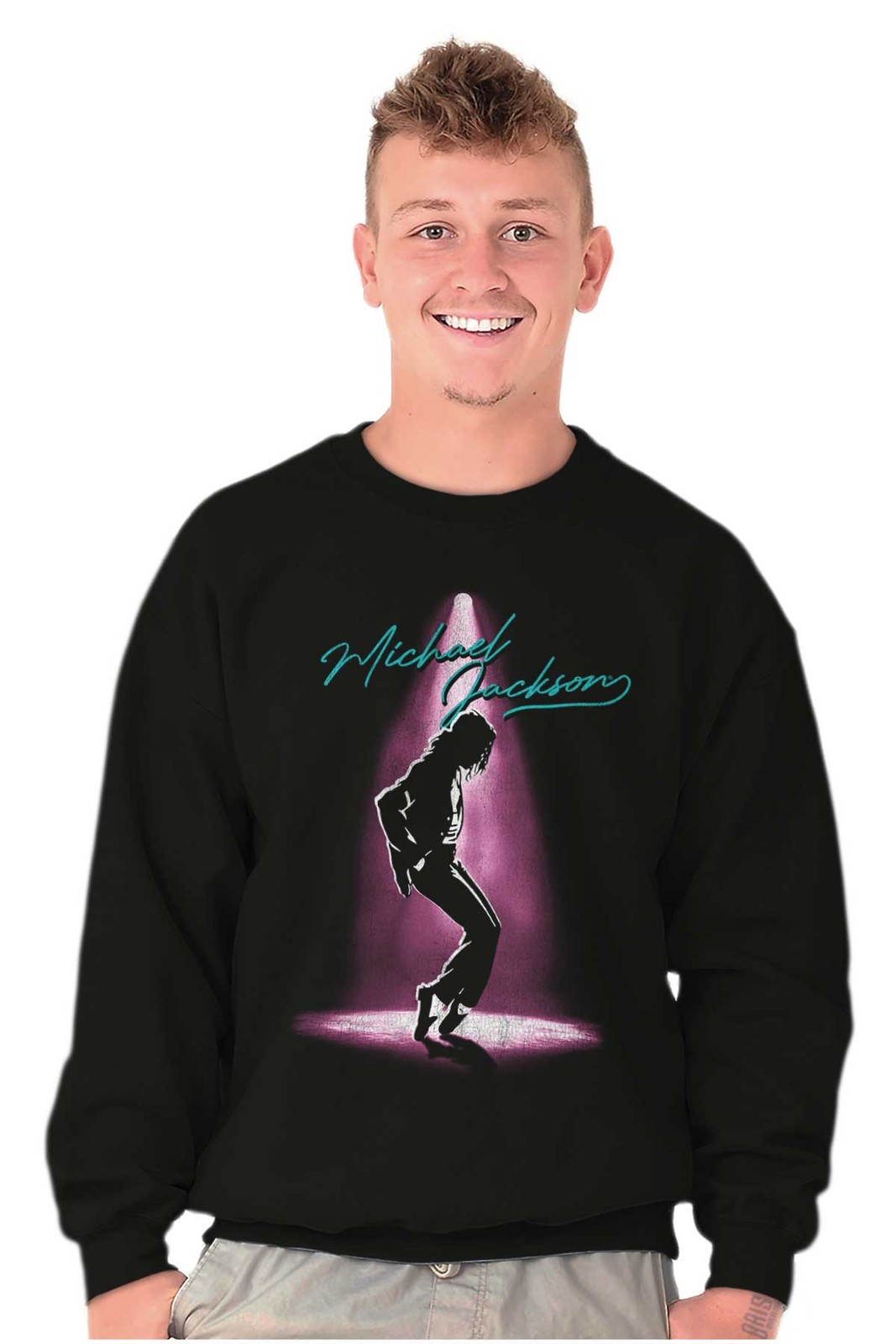 Michael Jackson Toe Stand Spotlight Dance Womens or Mens Crewneck Sweatshirt