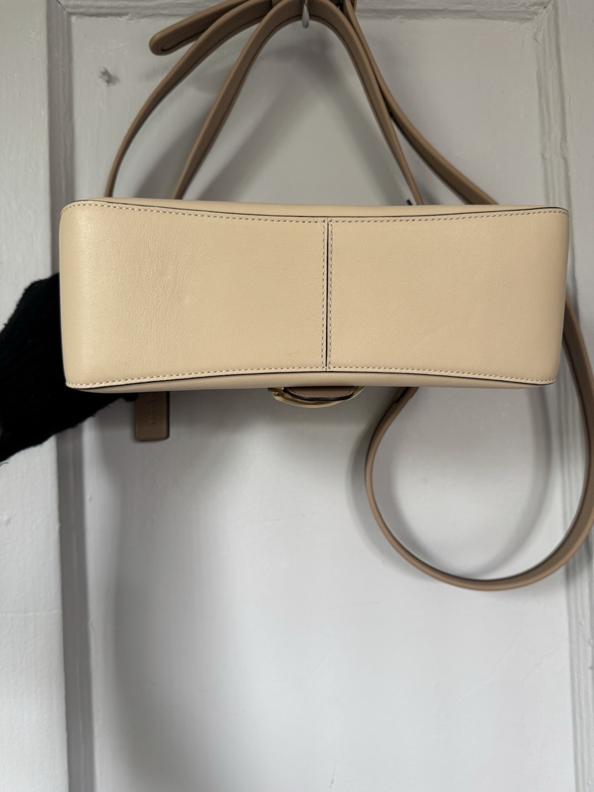 Coach Soft Tabby Color Block Beige Brown Gold Hardware NWOT