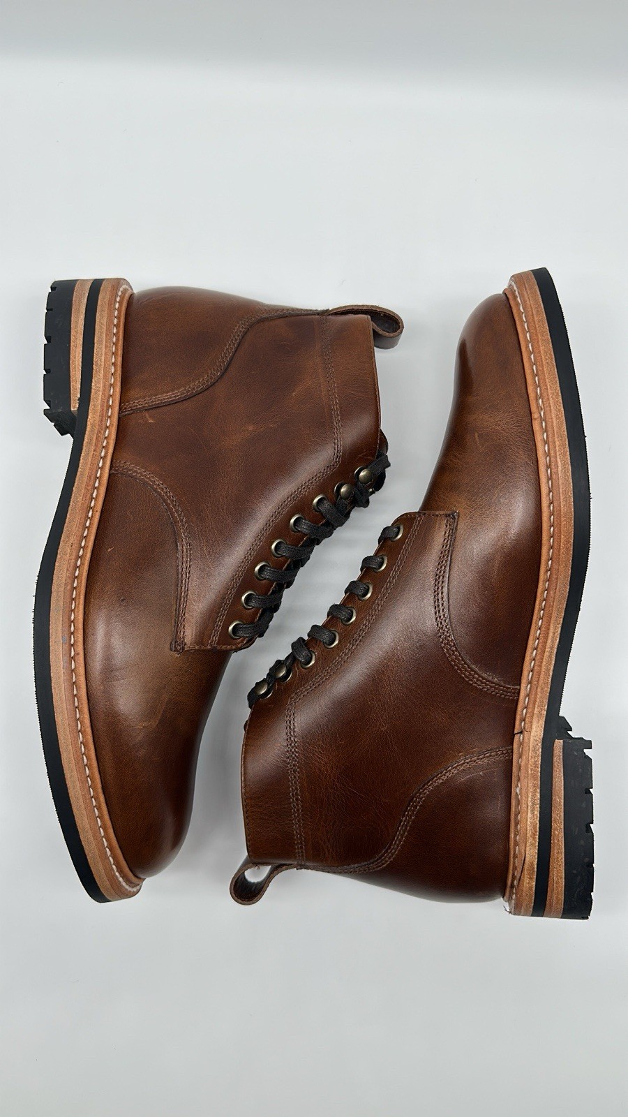 Taylor Stitch Trench Boot in Whiskey Leather Men’s Sz 9.5 D Limited Edition NEW