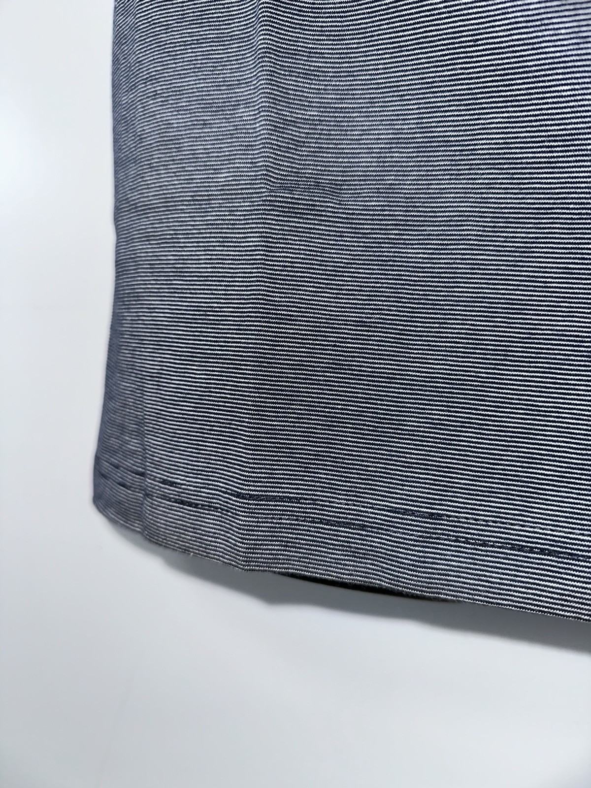 NWT Original Penguin Polo Men’s XXL navy/gray micro stripe 100% Cotton Shirt