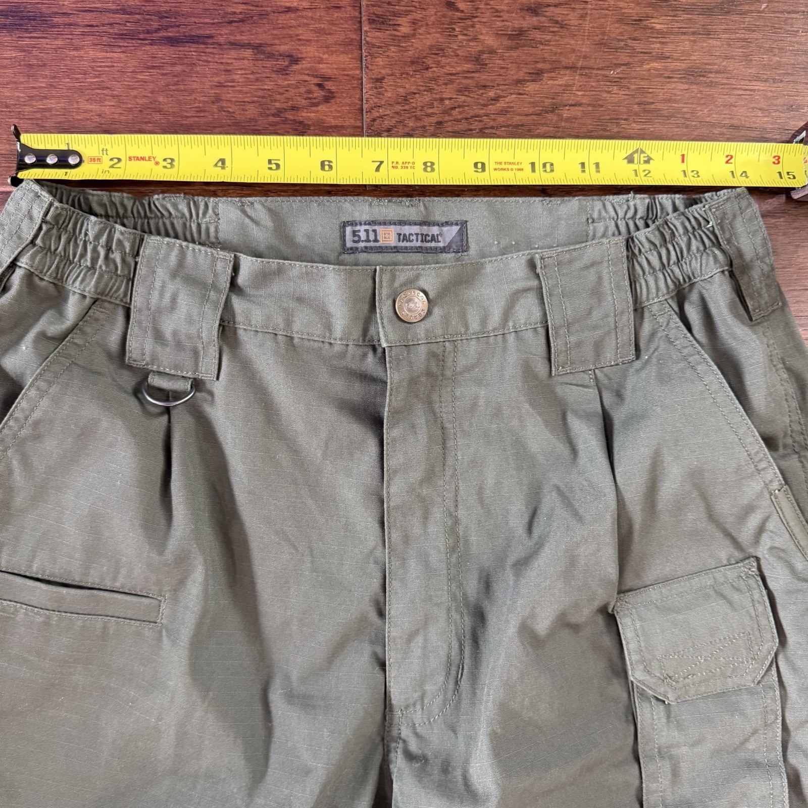 5.11 Tactical Mens Regular Fit Taclite Pro Ripstop Cargo Pant 30×32 Green