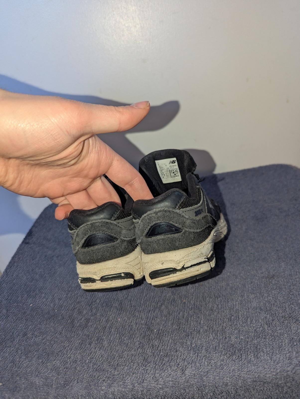 New Balance 2002R Toddler Black Phantom Size 10 M Sneakers IC2002BK