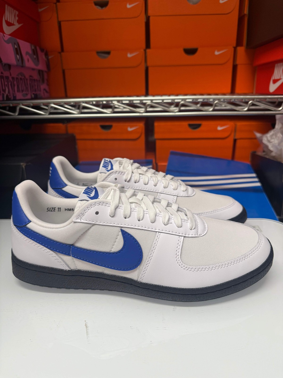 Nike Men’s Field General 82 SP Shoes White Black Royal HM5685-100