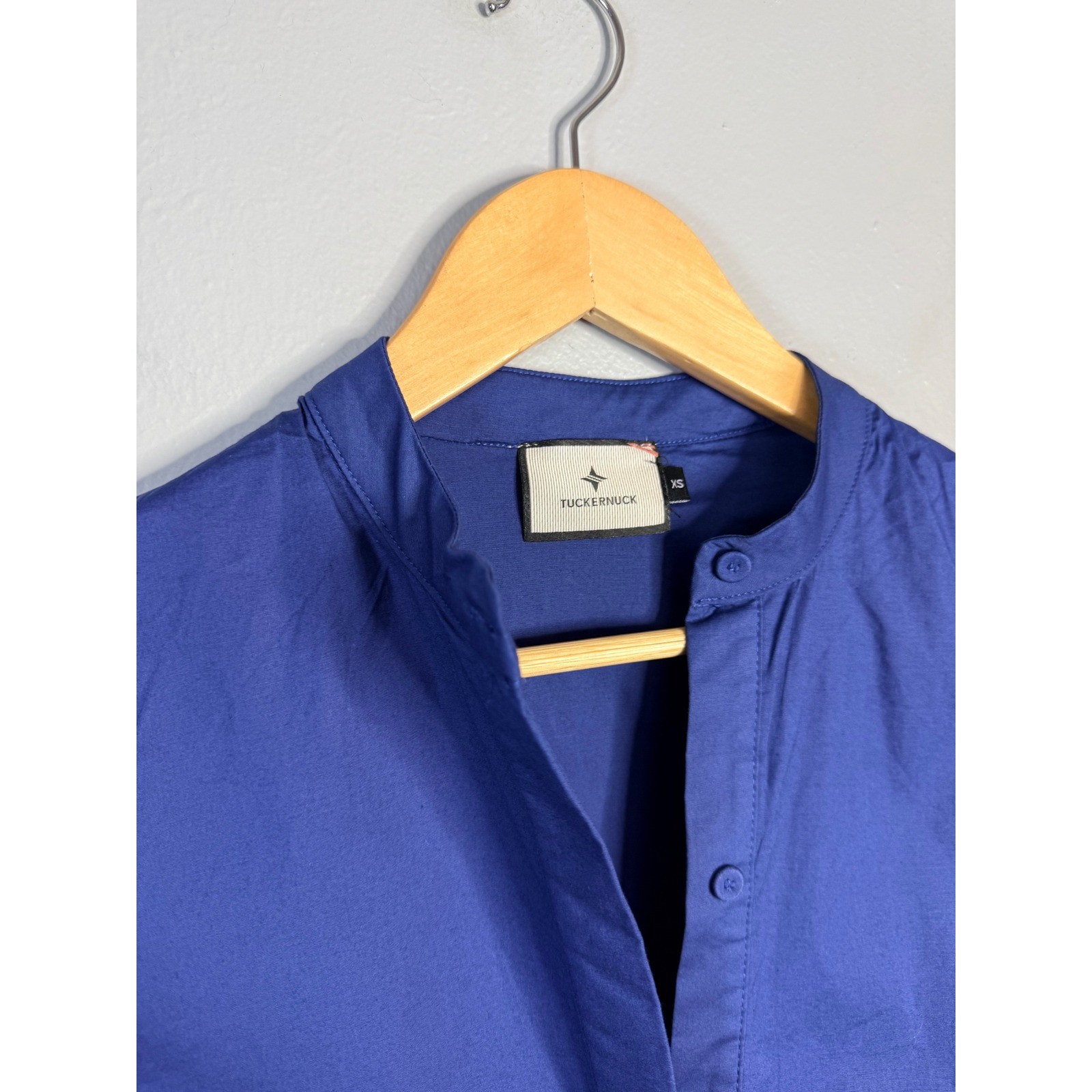 Tuckernuck Royal Blue Cotton Poplin Mini Dress XS NWOT