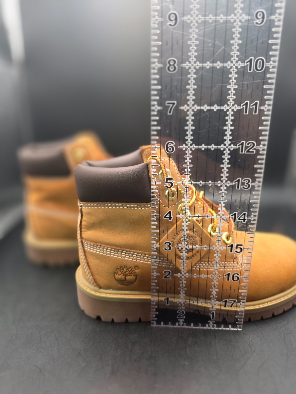 Timberland Boots Size 1 Wheat Premium Waterproof Nubuck