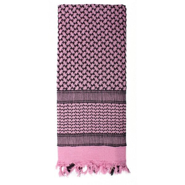 Shemagh Heavyweight Arab Tactical Desert Keffiyeh Scarf – Pink