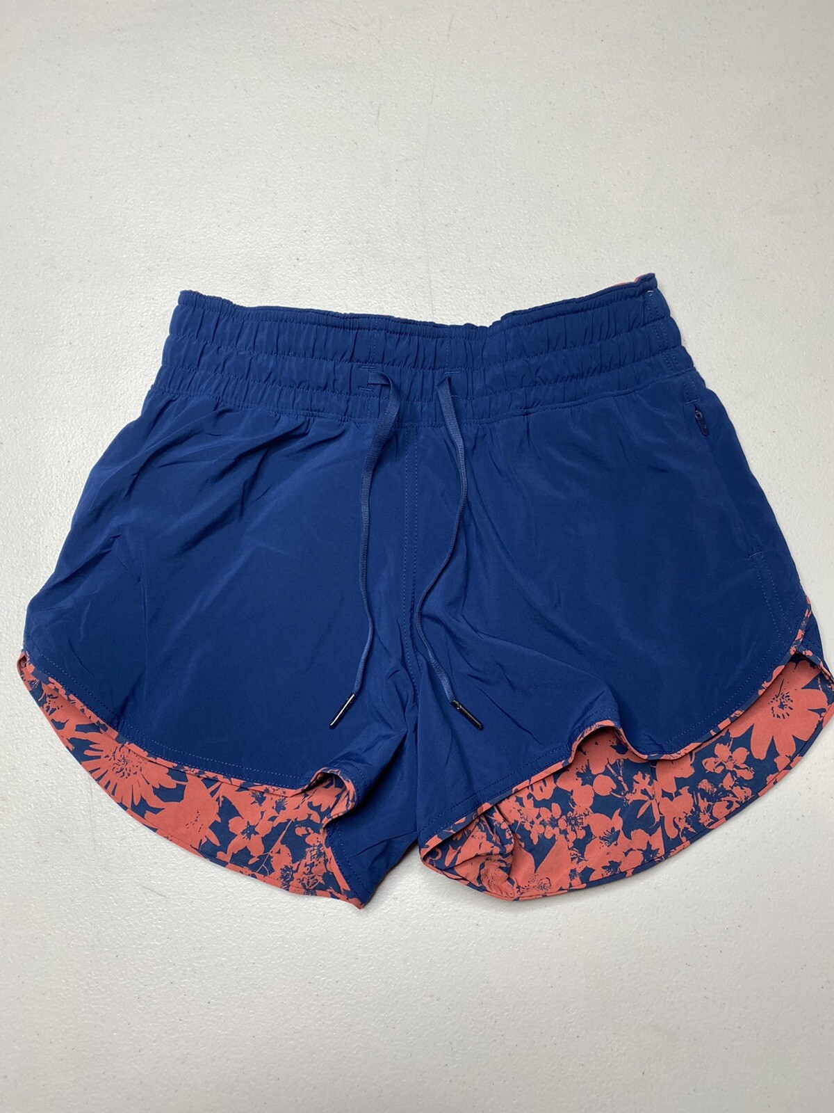 NWOT Lululemon Choose A Side Short Efflorescent Dark Canyon Onyx Blue | SIZE 2