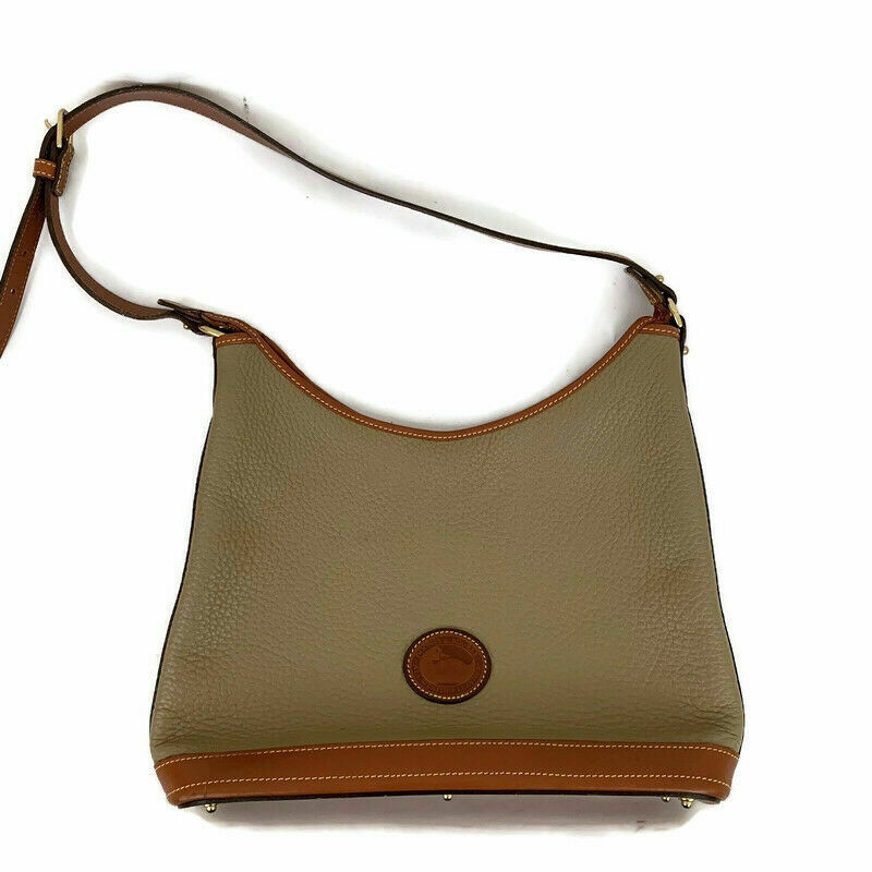 Dooney & Bourke Hobo Bag Purse Style R152 TP Pebbled All Weather Leather