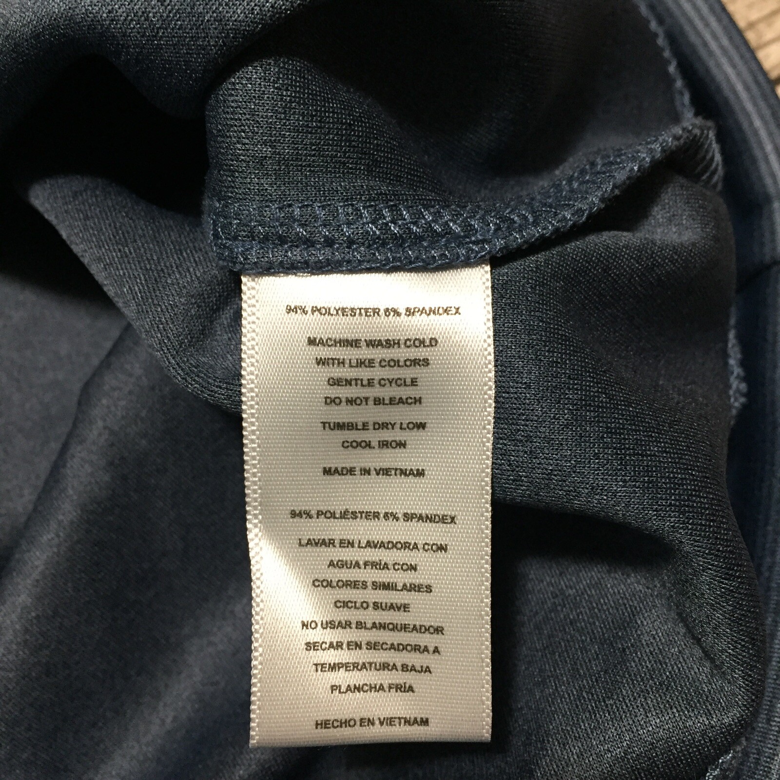 Hickey Freeman 1/4 Zip Pullover Men’s M Blue Striped Performance Casual A4