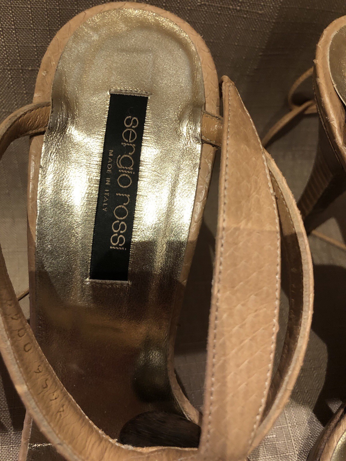 Authentic Vintage Sergio Rossi Heels 3 7 1/2