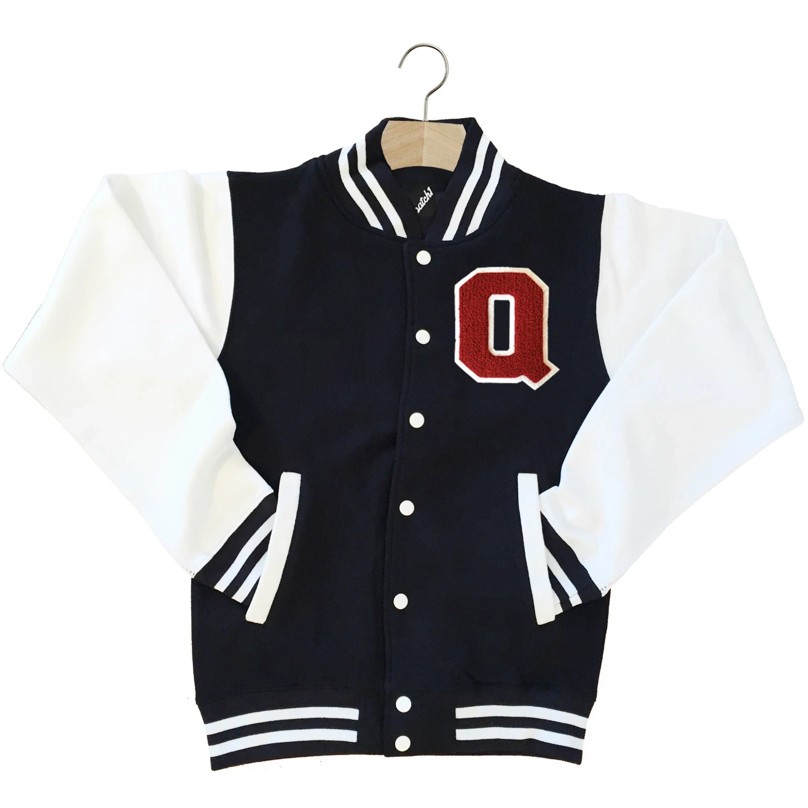 CLASSIC VARSITY BASEBALL JACKET UNISEX PERSONALIZED GENUINE US G COLLEGE LETTER