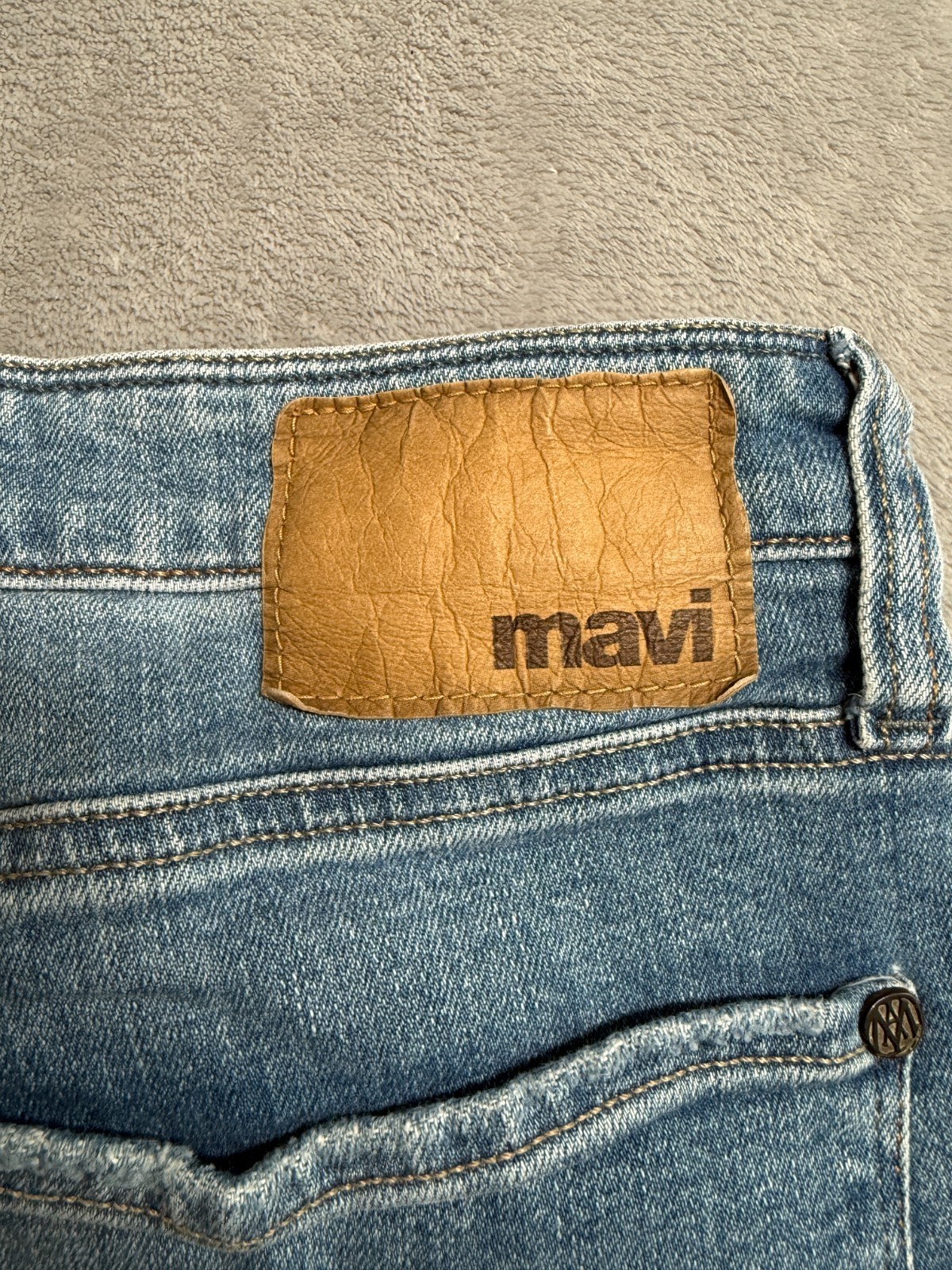 Mavi Jeans Mens 34×32 Blue Denim Mid Rise Straight Leg All Day Comfort Classic