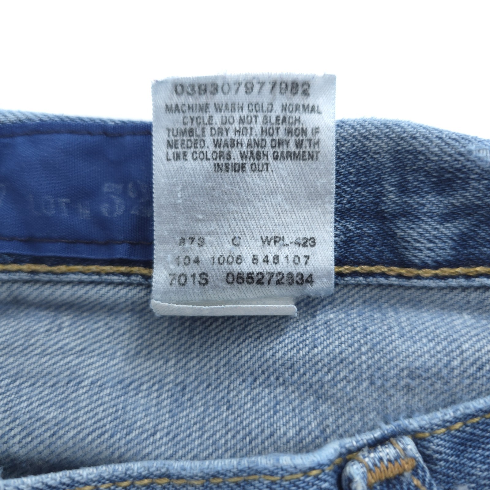 Levis Low Boot Cut 527 Jeans 36×32 Mens Low Rise Distressed 00s Alternative Y2K