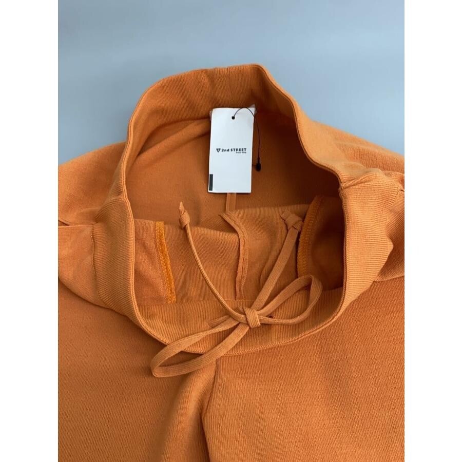 AURALEE Orange Wool Solid Womens Pants Size 0 Model A23SP02HS Auth