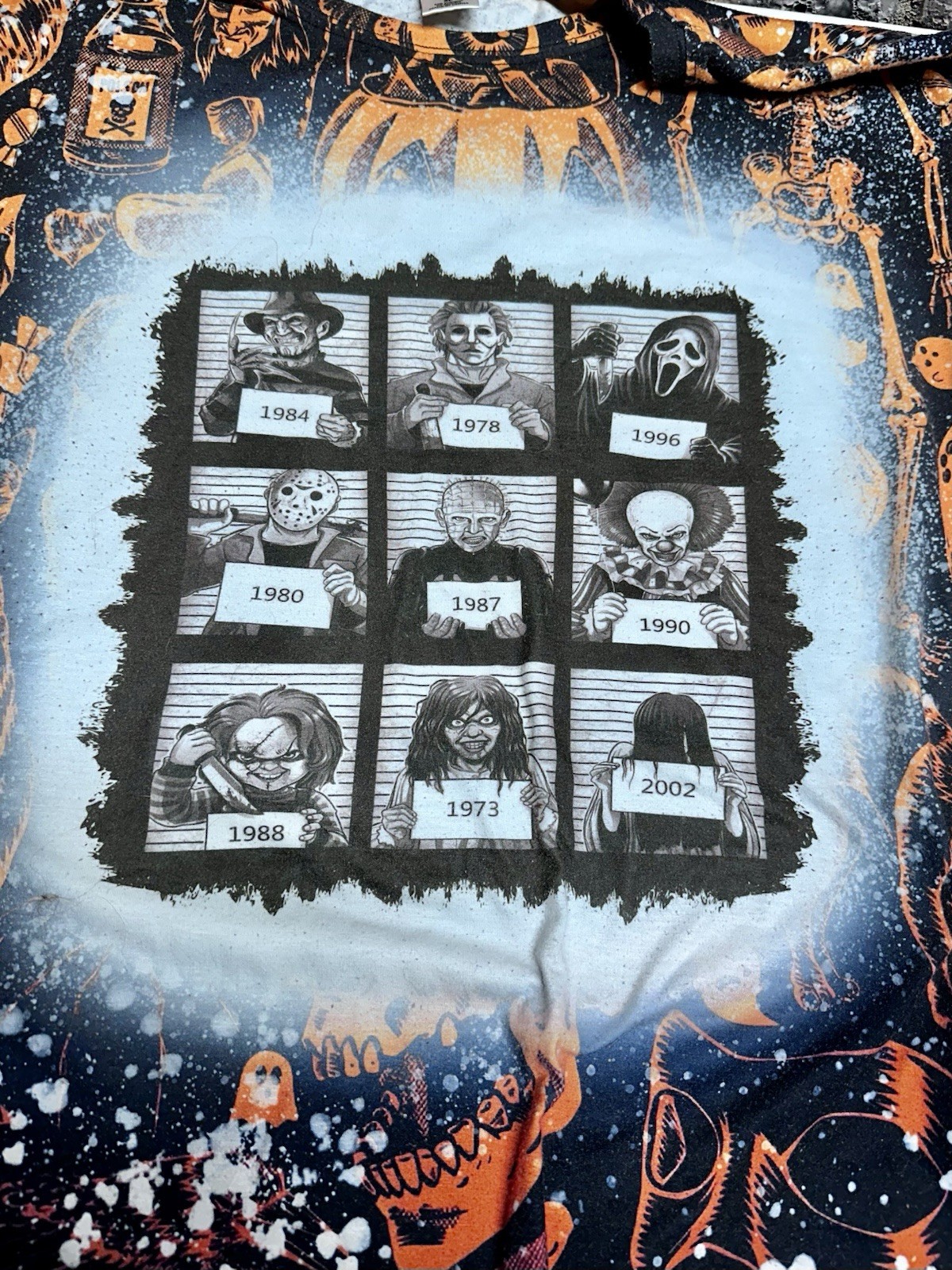 Vintage Halloween Horror Squad T-Shirt Movie Characters, Freddy, Jason, & More!