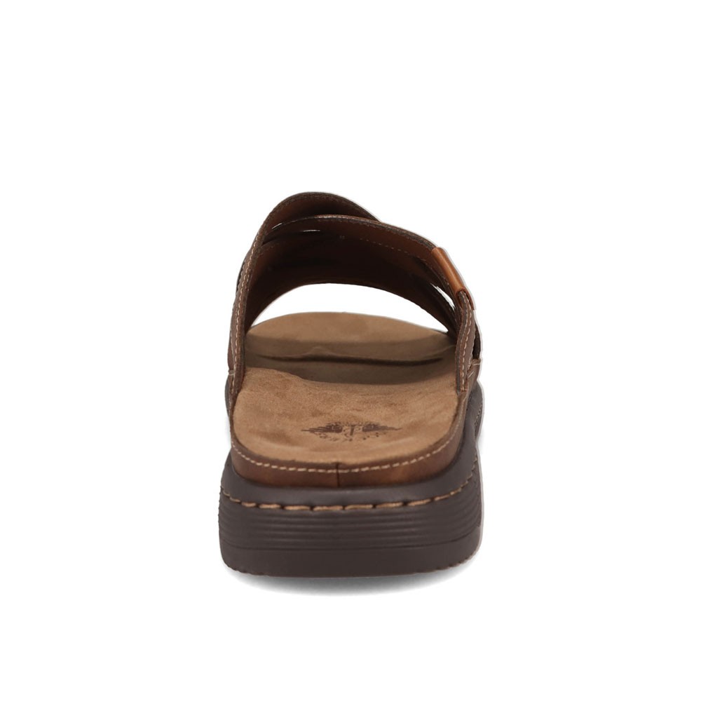 Dockers Mens Seville Tumbled Full Grain Open Toe Sandal