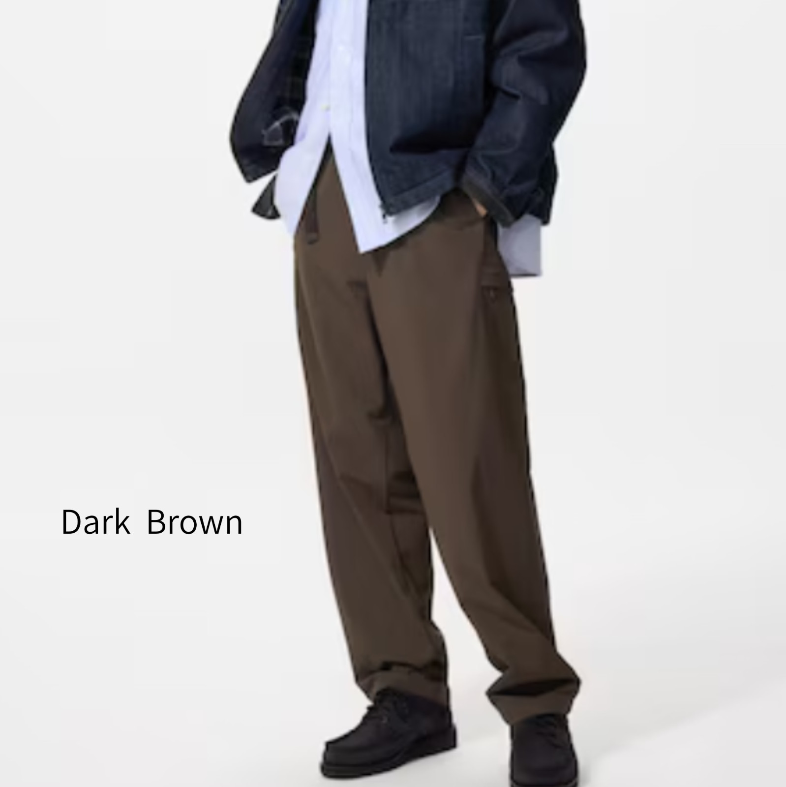 UNIQLO Geared Pants Black Gray Brown Beige Stretch Tapered Men UNISEX New Japan