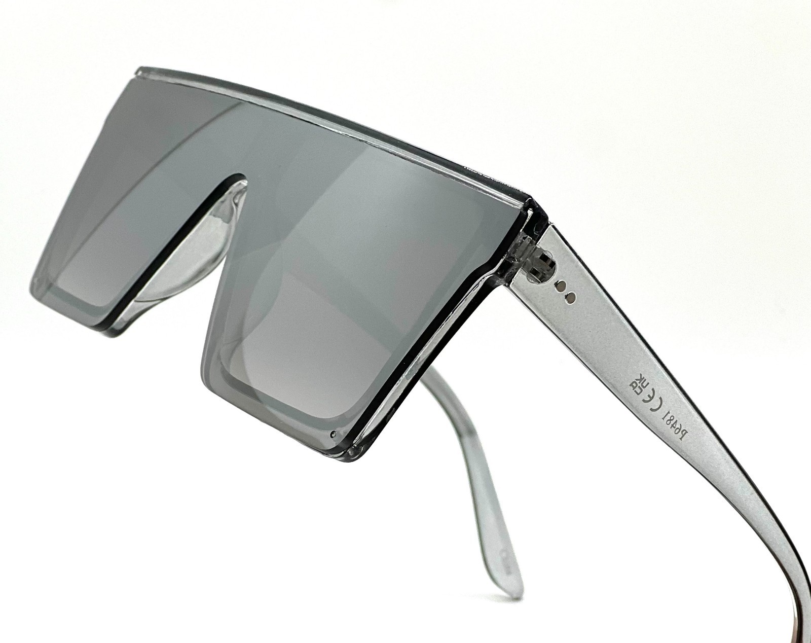 Men’s Women’s Sunglasses Fashion Designer Square Flat Black Lens Retro New Style
