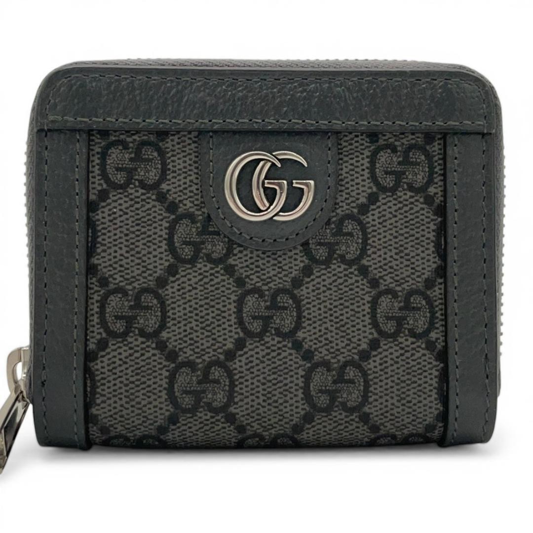 unused GUCCI card case coin case GG Supreme compact wallet 791744