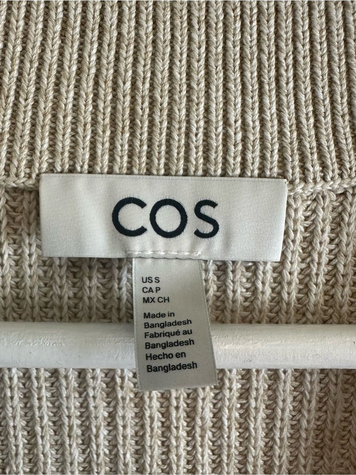 COS Longline V-Neck Cardigan
