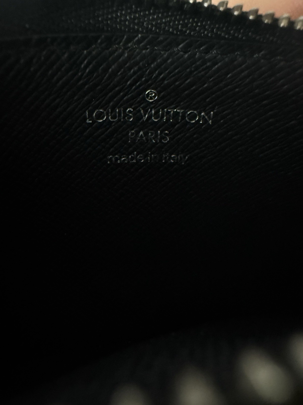LOUIS VUITTON Coin Card Holder Monogram Eclipse Canvas