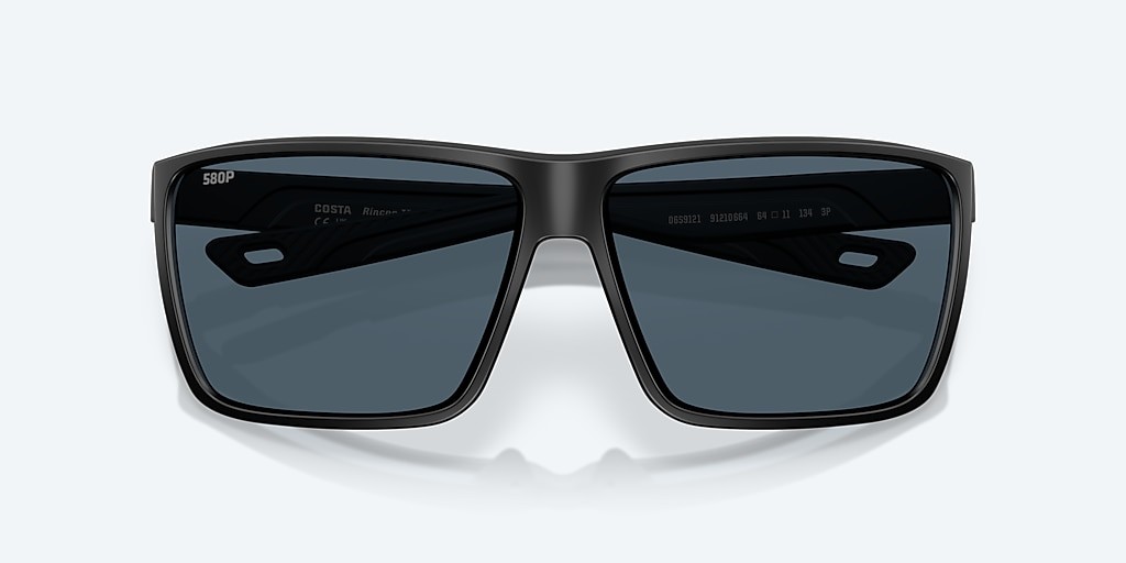 Costa Del Mar Rincon II Matte Black/Gray 580P Polarized Men’s Sunglasses