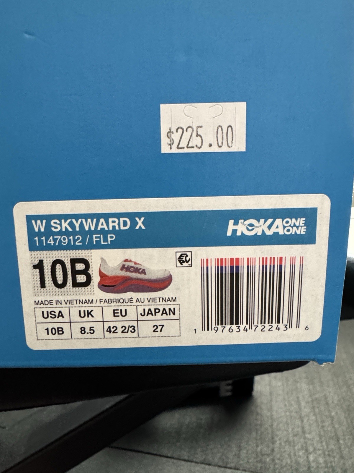 HOKA Skyward X Women’s Running Shoes Size 10 Carbon Fiber Plate New