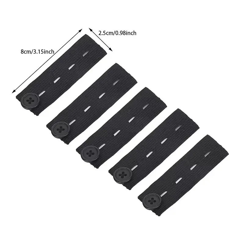 5 Pcs Waist Extender Adjustable Pants Extender Pregnancy Pants Button for Women